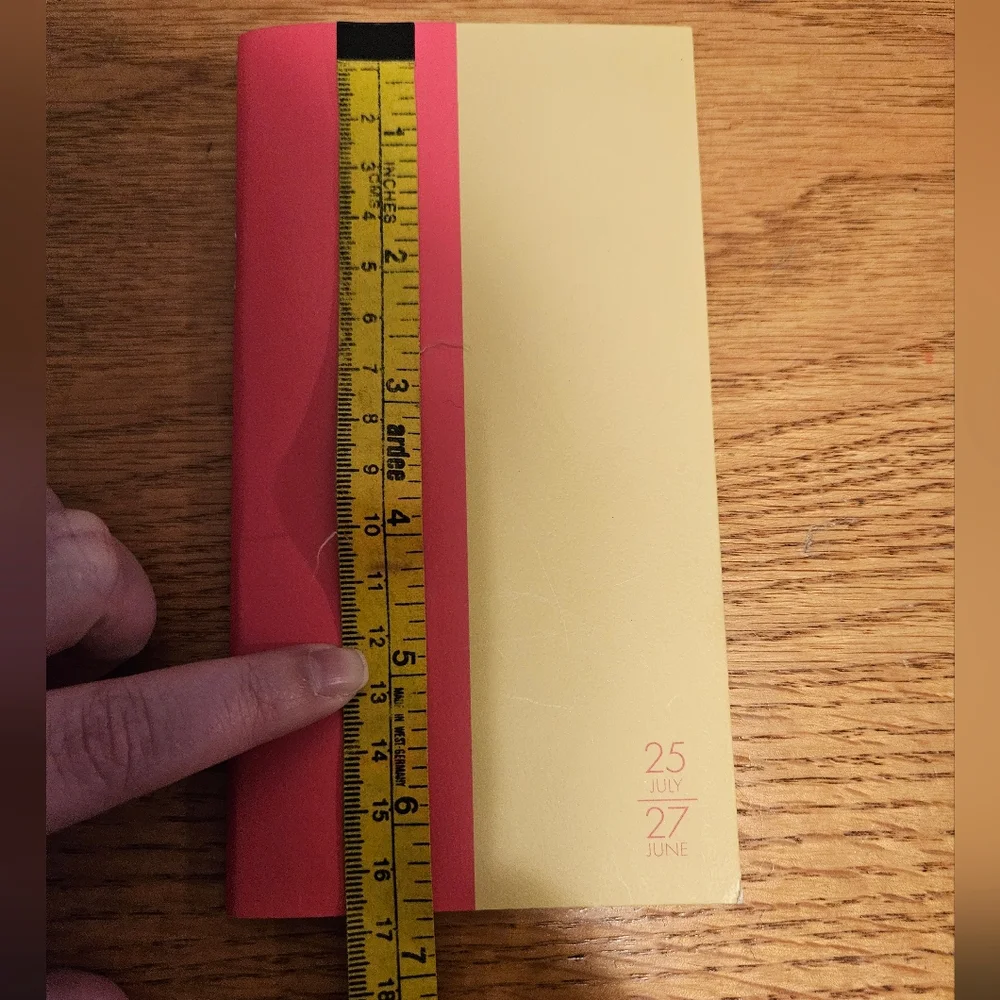 2025 July - 2027 June Red And Yellow Monthly Planner - Paper Trail